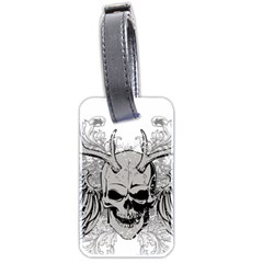 Skull Vector Luggage Tags (two Sides)