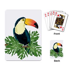 Tropical Birds Playing Cards Single Design by Alisyart