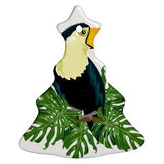 Tropical Birds Christmas Tree Ornament (two Sides)