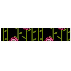 Rose Abstract Rose Garden Large Flano Scarf 