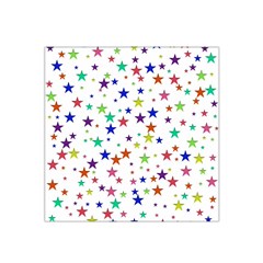 Star Random Background Scattered Satin Bandana Scarf by Pakrebo