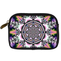 Pattern Abstract Background Art Digital Camera Leather Case by Pakrebo