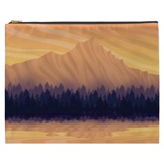 Landscape Nature Mountains Sky Cosmetic Bag (xxxl) by Pakrebo