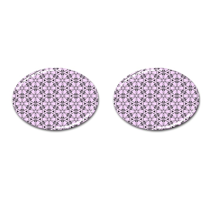 Default Texture Tissue Seamless Cufflinks (Oval)