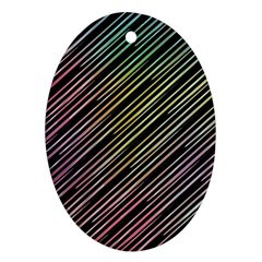 Pattern Abstract Desktop Fabric Oval Ornament (two Sides) by Pakrebo