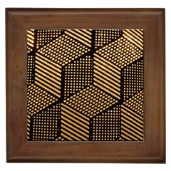Cubes Light Geometry Shines Framed Tiles by Pakrebo