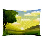 Wallpaper Background Landscape Pillow Case 26.62 x18.9  Pillow Case