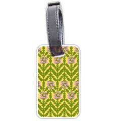 Texture Heather Nature Luggage Tags (one Side)  by Pakrebo