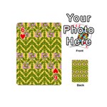 Texture Heather Nature Playing Cards 54 (Mini) Front - Heart6