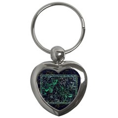 Constellation Constellation Map Key Chains (heart)  by Pakrebo