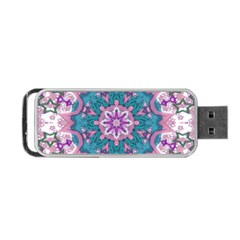 Mandala Pattern Abstract Portable Usb Flash (one Side) by Pakrebo