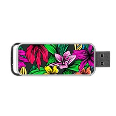 Hibiscus Flower Plant Tropical Portable Usb Flash (one Side) by Pakrebo