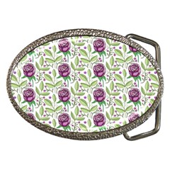 Default Texture Background Floral Belt Buckles by Pakrebo