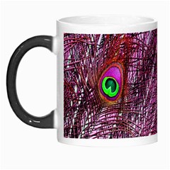 Red Peacock Feathers Color Plumage Morph Mugs