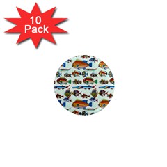 Ml 6-7 Fish 1  Mini Magnet (10 Pack) 