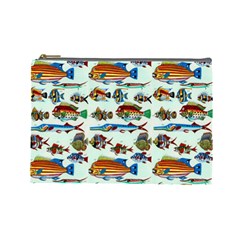 Ml 6-7 Fish Cosmetic Bag (large) by ArtworkByPatrick