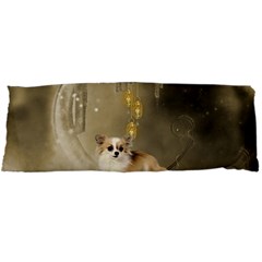 Cute Little Chihuahua With Hearts On The Moon Body Pillow Case Dakimakura (two Sides) by FantasyWorld7