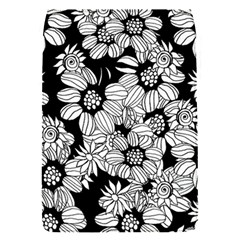 Black & White Floral Removable Flap Cover (s)