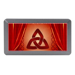 The Celtic Knot In Red Colors Memory Card Reader (mini) by FantasyWorld7