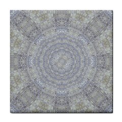 Lace Flower Planet And Decorative Star Tile Coasters by pepitasart