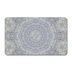 Lace Flower Planet And Decorative Star Magnet (rectangular) by pepitasart