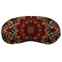 Mandala - Red & Teal Sleeping Masks by WensdaiAmbrose