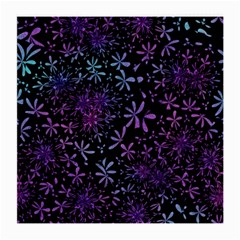 Retro Lilac Pattern Medium Glasses Cloth (2-Side)