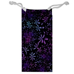 Retro Lilac Pattern Jewelry Bag