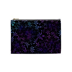 Retro Lilac Pattern Cosmetic Bag (Medium)