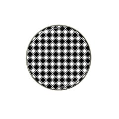 Square Diagonal Pattern Hat Clip Ball Marker