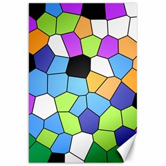 Stained Glass Colourful Pattern Canvas 20  X 30 