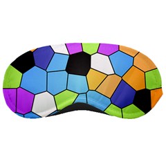 Stained Glass Colourful Pattern Sleeping Masks by Mariart