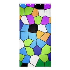 Stained Glass Colourful Pattern Shower Curtain 36  X 72  (stall) 