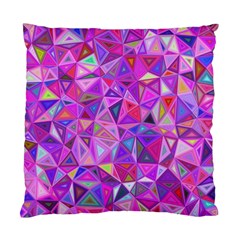 Pink Triangle Background Abstract Standard Cushion Case (two Sides)