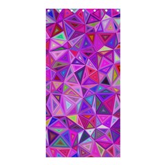 Pink Triangle Background Abstract Shower Curtain 36  X 72  (stall) 