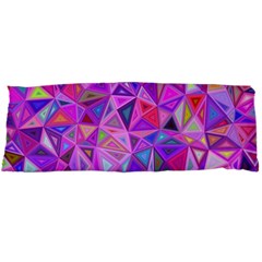 Pink Triangle Background Abstract Body Pillow Case Dakimakura (two Sides)