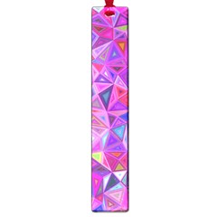 Pink Triangle Background Abstract Large Book Marks