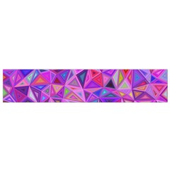 Pink Triangle Background Abstract Small Flano Scarf