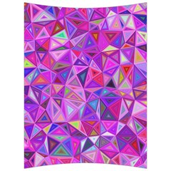 Pink Triangle Background Abstract Back Support Cushion