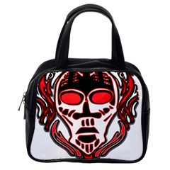 Visual Arts Skull Classic Handbag (one Side)