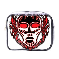 Visual Arts Skull Mini Toiletries Bag (one Side)