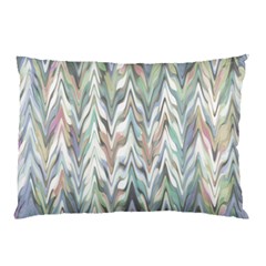 Zigzag Backdrop Pattern Grey Pillow Case