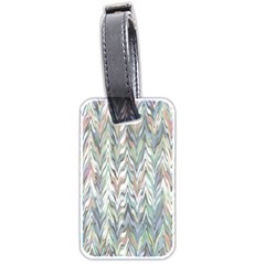 Zigzag Backdrop Pattern Grey Luggage Tags (two Sides) by Alisyart