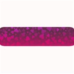 Purple Pink Hearts  Large Bar Mats 32 x8.5  Bar Mat