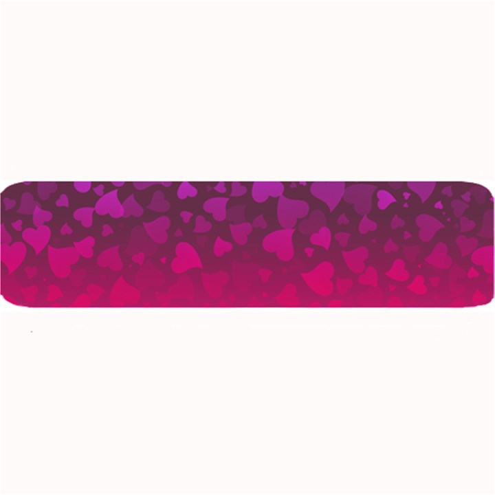 Purple Pink Hearts  Large Bar Mats