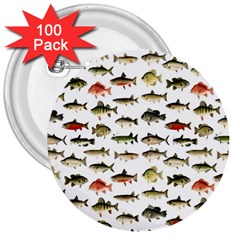 Ml 71 Fish Of North America 3  Buttons (100 Pack)  by ArtworkByPatrick