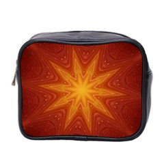 Fractal Wallpaper Colorful Abstract Mini Toiletries Bag (two Sides)