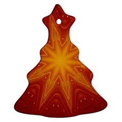 Fractal Wallpaper Colorful Abstract Christmas Tree Ornament (two Sides)