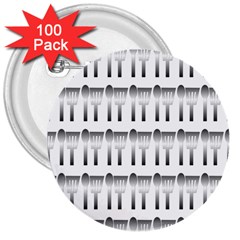 Kitchen Background Spatula 3  Buttons (100 Pack)  by Mariart