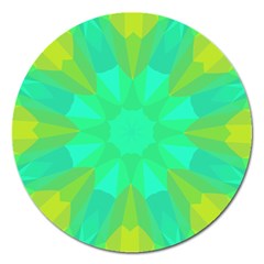 Kaleidoscope Background Magnet 5  (round)